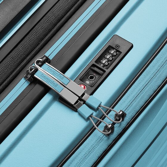 Bergpfeil Travel 4 roulettes Trolley de cabine 55 cm Compartiment pour ordinateur portable avec soufflet d'extension