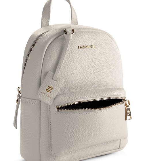 Lazarotti Bologna Leather Sac à dos de ville Cuir véritable 27 cm