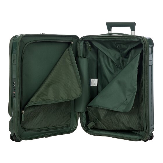 Bric's Positano 4 roulettes Trolley de cabine 55 cm avec soufflet d'extension