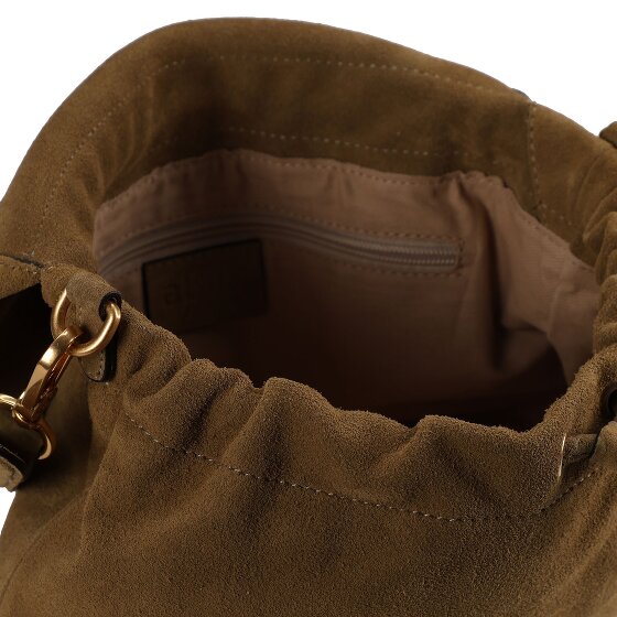 abro Temi Sac à bandoulière Cuir véritable 26 cm