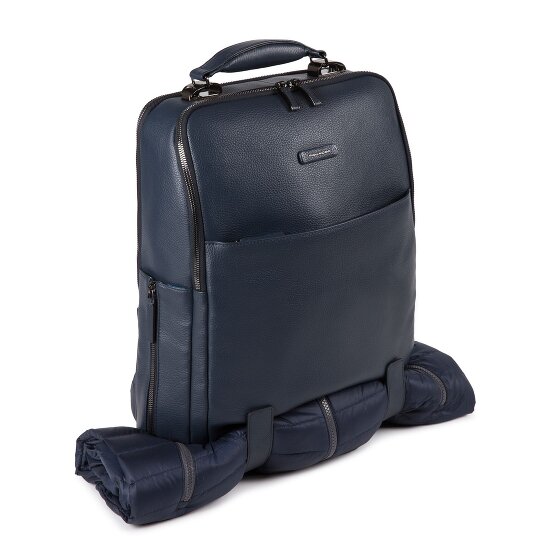 Piquadro Modus Special Sac à dos en cuir, 40 cm, compartiment pour ordinateur portable