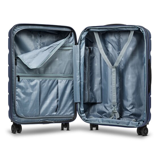 Franky Munich 4.0 4 roues Valise cabine M 66 cm avec soufflet d'extension