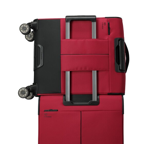 Travelite Crosslite 5.0 4 roulettes Trolley de cabine S 55 cm Compartiment pour ordinateur portable