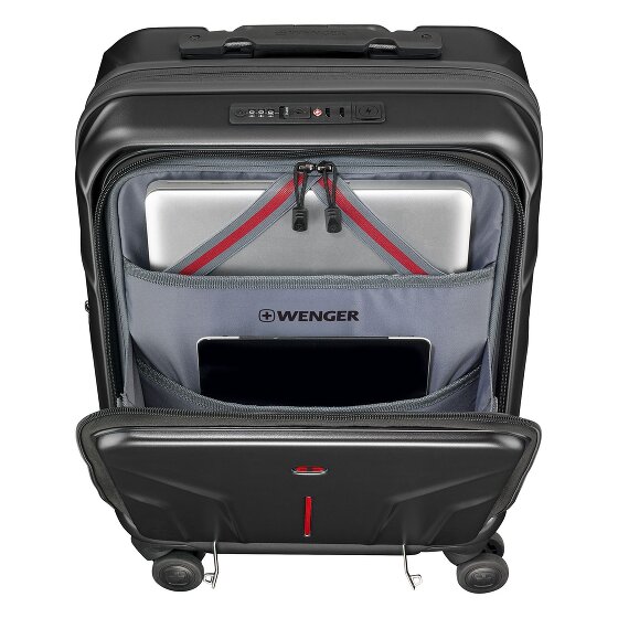 Wenger Amplix 4 roulettes Trolley de cabine 54 cm Compartiment pour ordinateur portable
