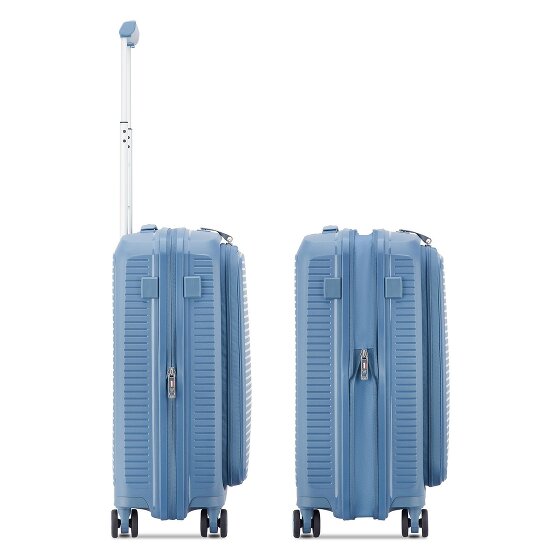 Roncato Arcade DLX 4 roulettes Trolley de cabine 55 cm Compartiment pour ordinateur portable avec soufflet d'extension