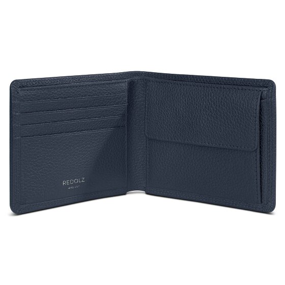 Redolz Leather Essentials QF Porte-monnaie en cuir RFID 11,5 cm