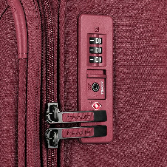 Travelite Skaii 4 roues Valise cabine L 78 cm avec soufflet d'extension