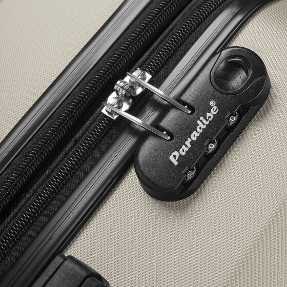 Check.In Paradise 2.0 4 roulettes Trolley de cabine S 55 cm avec soufflet d'extension