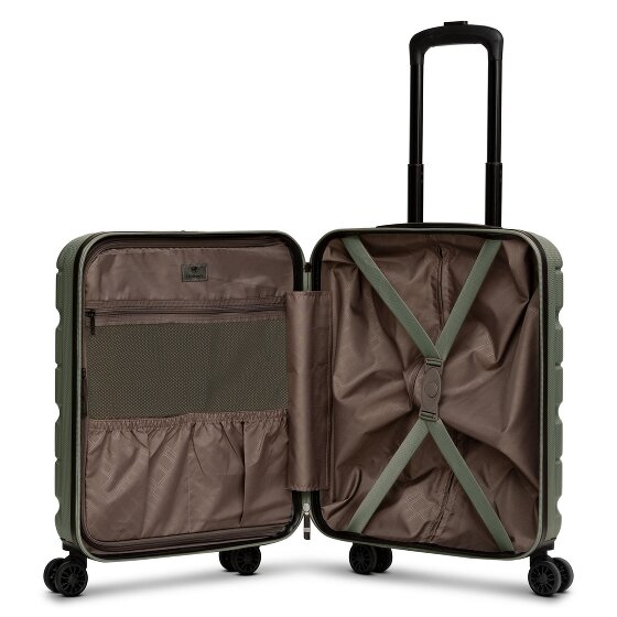Franky Munich 4.0 4 roulettes Trolley de cabine S 53 cm avec soufflet d'extension