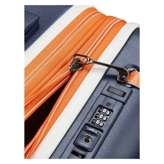 Delsey Paris Cadence 4 roulettes Trolley de cabine 55 cm avec soufflet d'extension