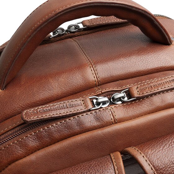 The Chesterfield Brand Serenzo Daypack Cuir véritable 40 cm Compartiment ordinateur