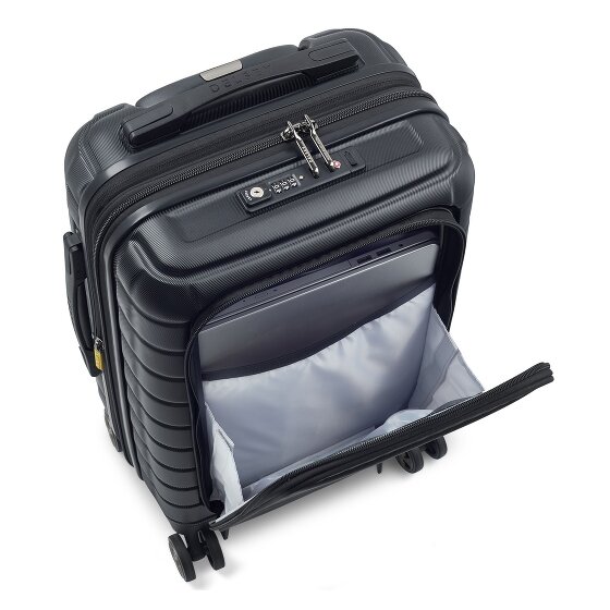 Delsey Paris Shadow 5.0 trolley cabine 4 roulettes 55 cm compartiment ordinateur portable avec soufflet d'extension
