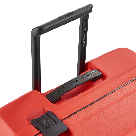 Delsey Paris x United Colors of Benetton Color Block Hardside 4-roll Trolley 67 cm