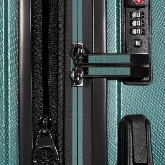 Redolz Essentials 14 Set de valises à 4 roulettes + Beautycase 4 pcs. avec soufflet extensible