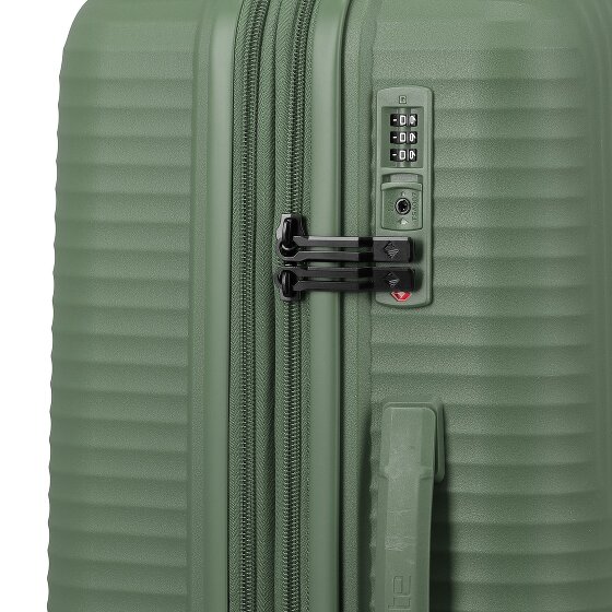 Travelite Air Stripe 4 roues Set de valises 3 pièces avec soufflet d'extension