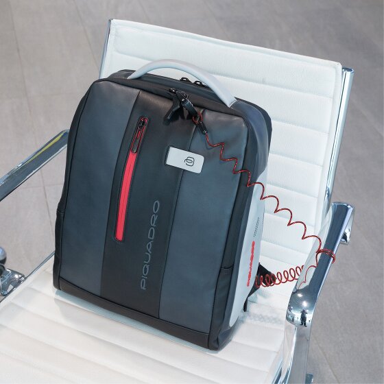 Piquadro Urban sac à dos en cuir 41 cm compartiment pour ordinateur portable