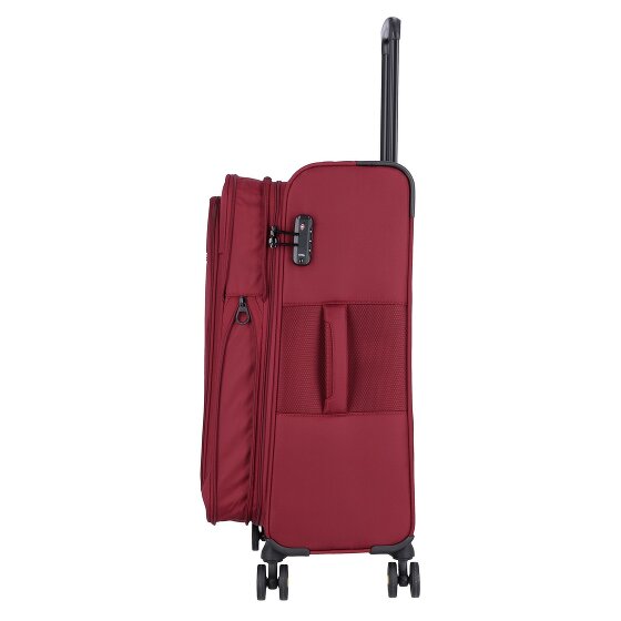 d&n Travel Line 9704 4 roulettes Trolley M 68 cm avec soufflet d'extension