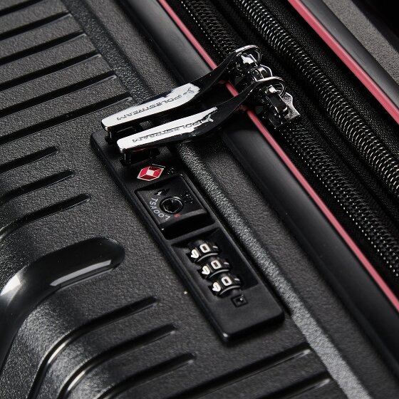 Polestream Paris 4 roulettes Trolley 69 cm avec soufflet d'extension