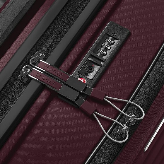Redolz Essentials 17 : valise cabine à 4 roues, 55 cm, avec compartiment souple pour ordinateur portable