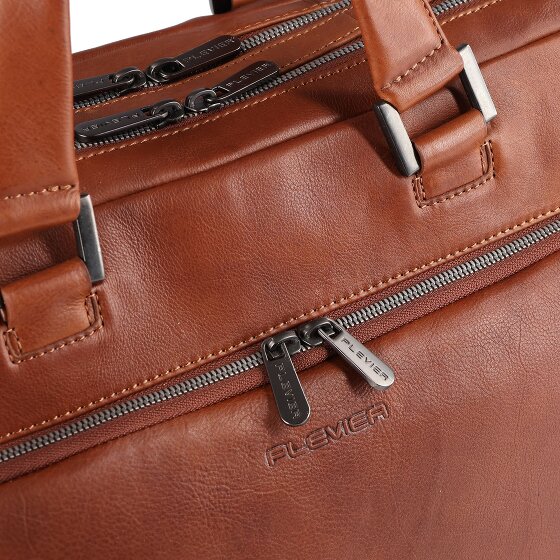 Plevier Vintage Larry Porte-documents Cuir 40 cm Compartiment pour ordinateur portable