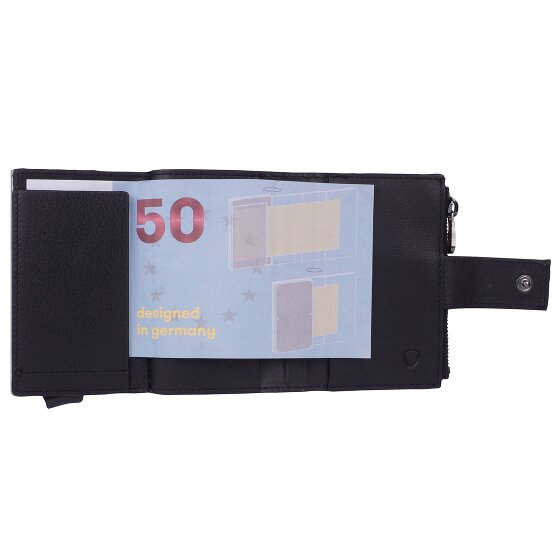 Strellson Carter C-Four Étui pour cartes de crédit Protection RFID Cuir 6.5 cm