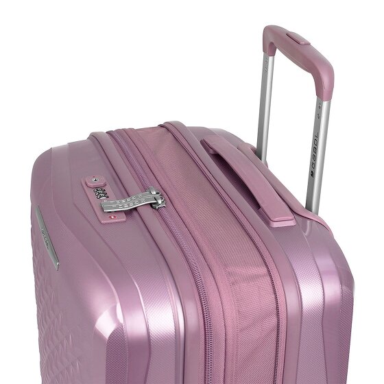 Gabol Queens 4 roulettes Trolley de cabine S 54 cm avec soufflet d'extension