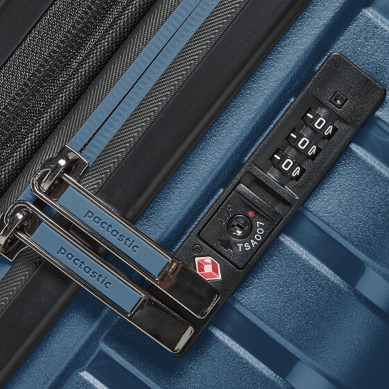 Pactastic Collection 04 THE CABIN + 4 roulettes Trolley de cabine S 55 cm avec soufflet d'extension