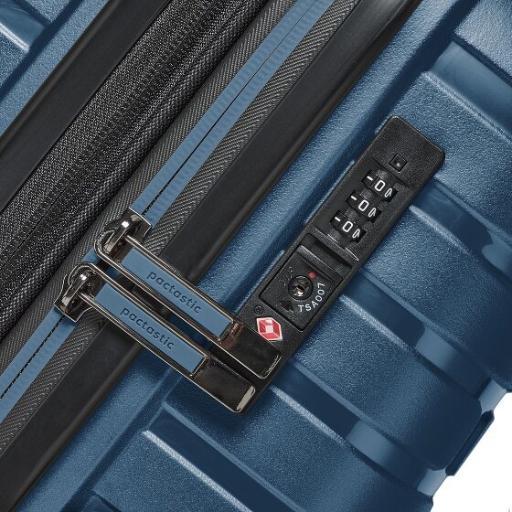 Pactastic Collection 04 THE CABIN + 4 roulettes Trolley de cabine S 55 cm avec soufflet d'extension