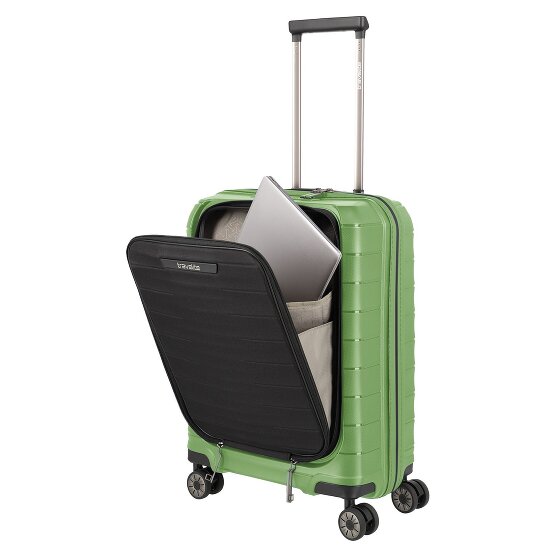 Travelite Mooby 4 roulettes Set de valises 3 pièces avec soufflet d'extension