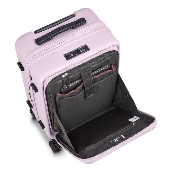 Roncato Florence 4-roues trolley cabine 55 cm avec soufflet d'extension compartiment ordinateur portable