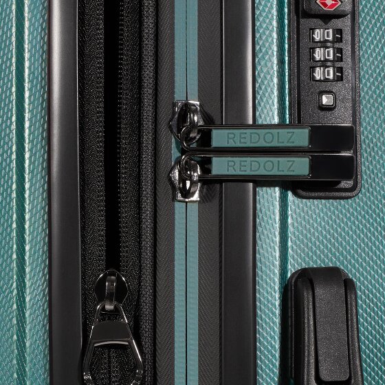 Redolz Essentials 14 4 roulettes Set de valises 3 pièces avec soufflet d'extension