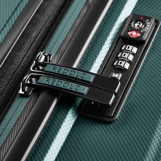 Redolz Essentials 14 4 roues Set de valises 3 pièces avec soufflet d'extension