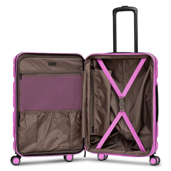 Franky Munich 4.0 Set de valises à 4 roulettes 3 pièces avec soufflet extensible