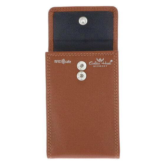 Golden Head Porte-cartes de crédit Polo RFID en cuir 12 cm
