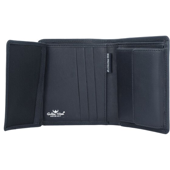 Golden Head Porte-monnaie Polo RFID Protect en cuir 9,5 cm