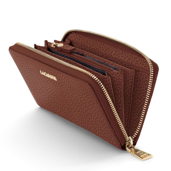 Lazarotti Bologna Leather XL Porte-monnaie zip-around en cuir 19 cm