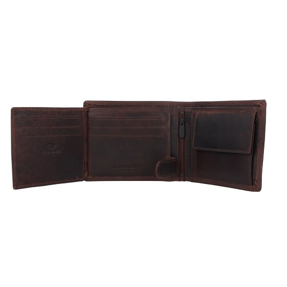 Jack Kinsky Monterey Porte-monnaie Protection RFID Cuir 13 cm