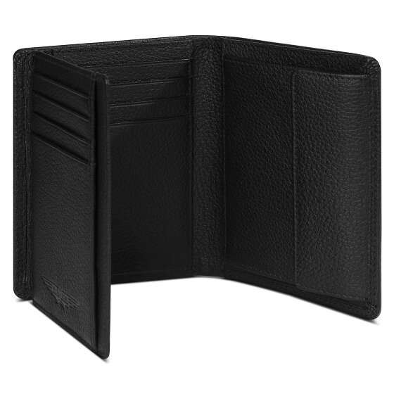 Police Porte-monnaie RFID cuir 9,5 cm dépliant