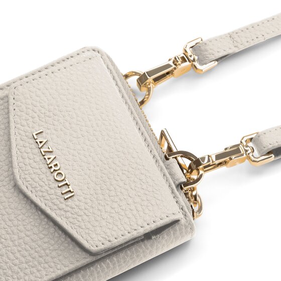 Lazarotti Bologna Leather Zip-Around Porte-monnaie Porte-téléphone en cuir 19 cm