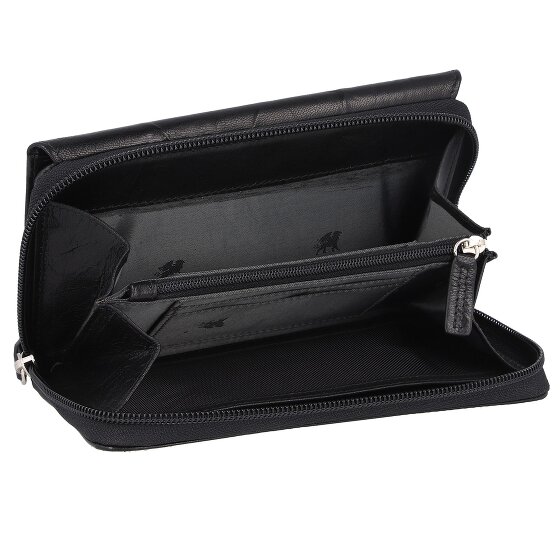 mano Donna Aurona Porte-monnaie RFID en cuir 18 cm