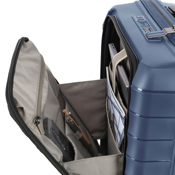 Travelite Mooby 4 roulettes Trolley de cabine 55 cm Compartiment pour ordinateur portable