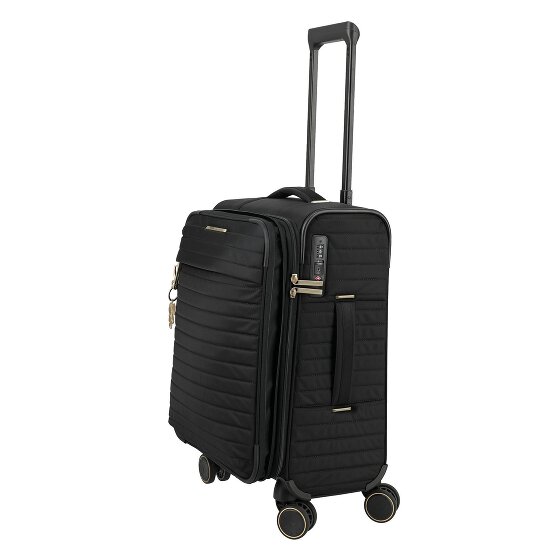 Travelite Barbara Stepp 4 roulettes Trolley de cabine S 55 cm avec soufflet d'extension