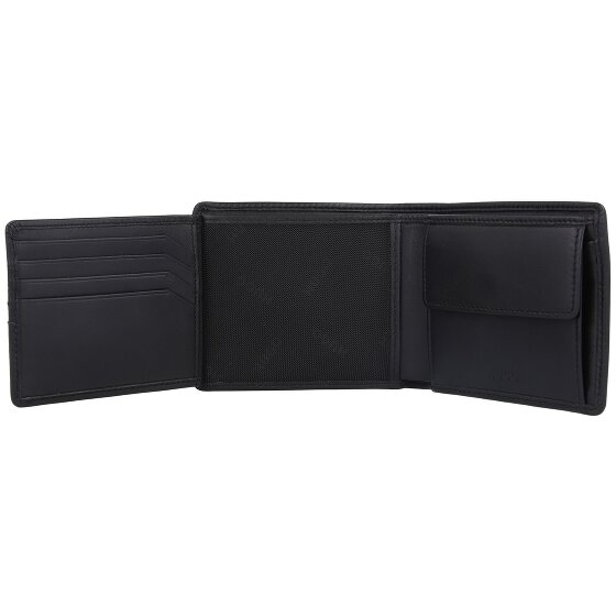 Hugo Subway Trifold Porte-monnaie en cuir 11 cm