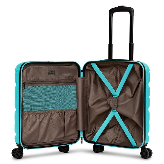 Franky Munich 4.0 4 roulettes Trolley de cabine S 53 cm avec soufflet d'extension