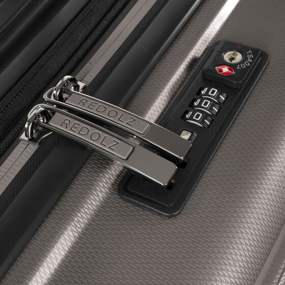 Redolz Essentials 14 4 roulettes Trolley de cabine 55 cm avec soufflet d'extension