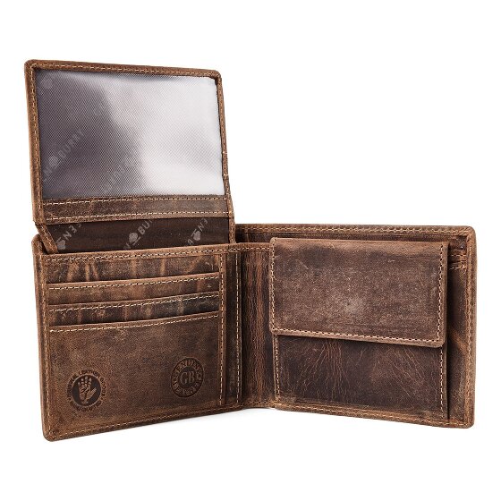 Greenburry Horse Porte-monnaie Cuir véritable 12 cm