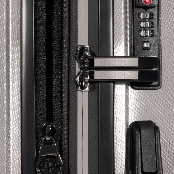 Redolz Essentials 14 4 roulettes Set de valises 3 pièces avec soufflet d'extension