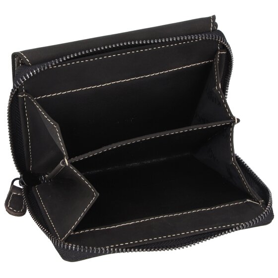 Jack Kinsky Baltimore 512 Porte-monnaie RFID en cuir 14 cm