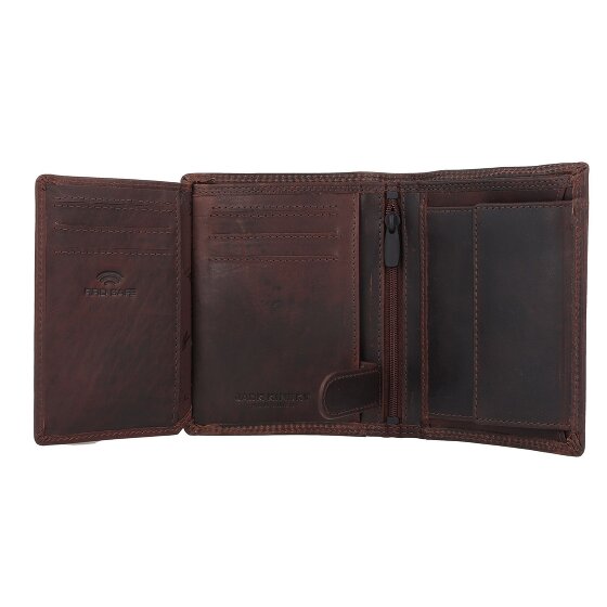 Jack Kinsky Monterey Porte-monnaie Protection RFID Cuir 10.5 cm