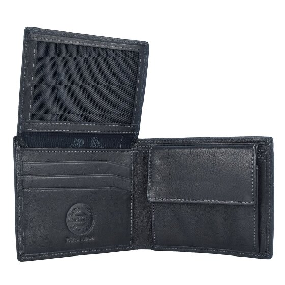 Greenland Nature Black Nappa Porte-monnaie en cuir RFID 11 cm